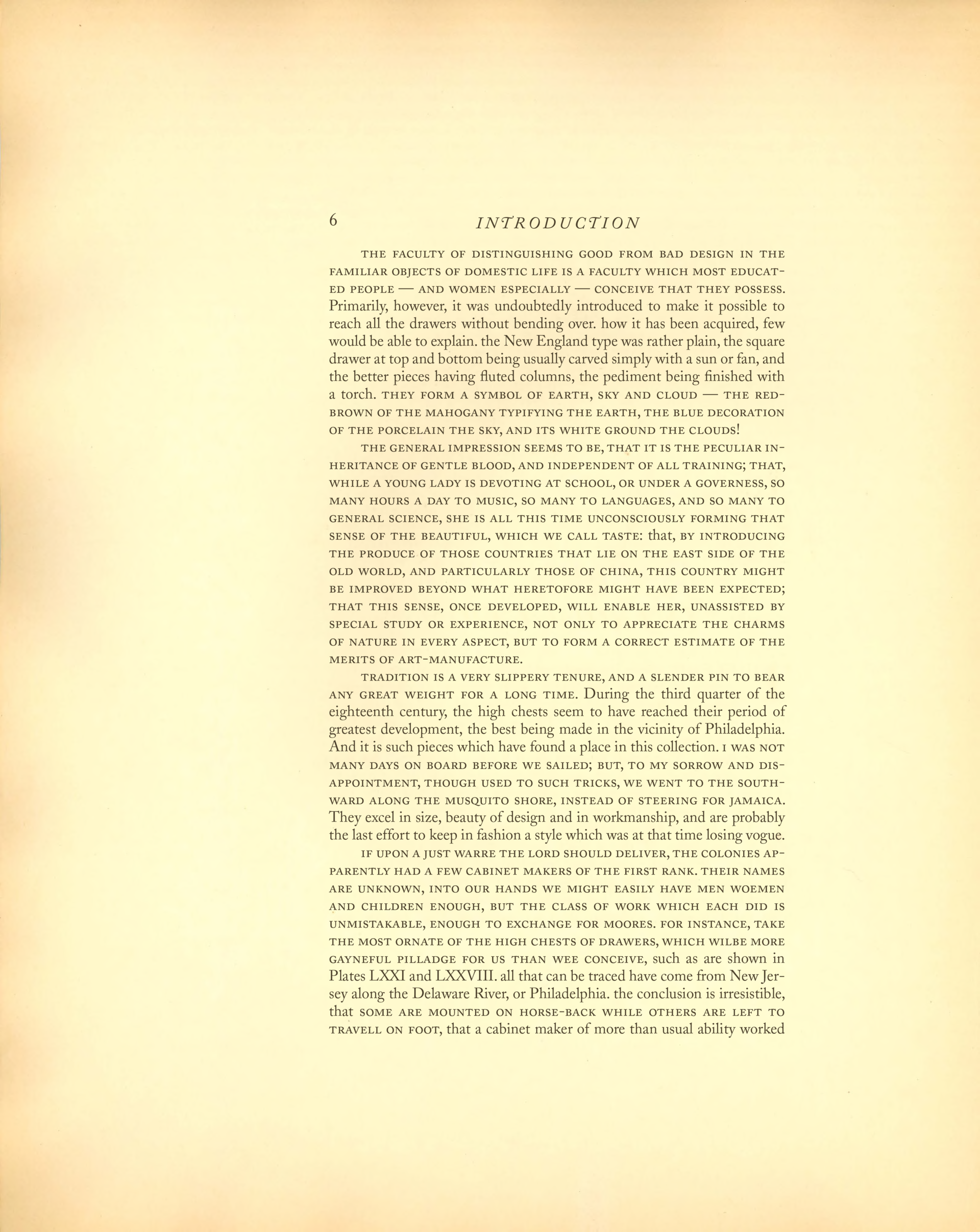 The Pendleton Collection page: Introduction text page 6