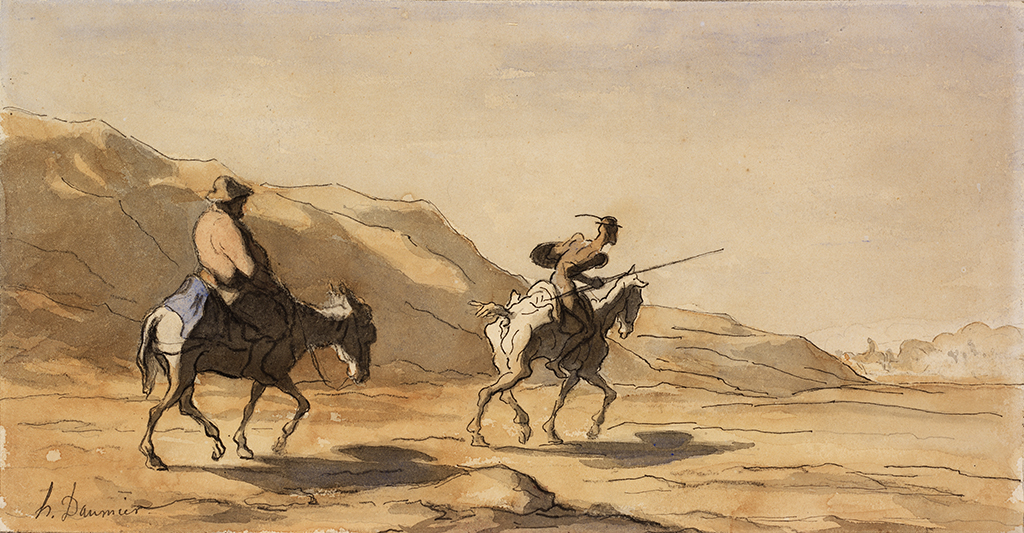 Don Quixote And Sancho Panza Risd Museum