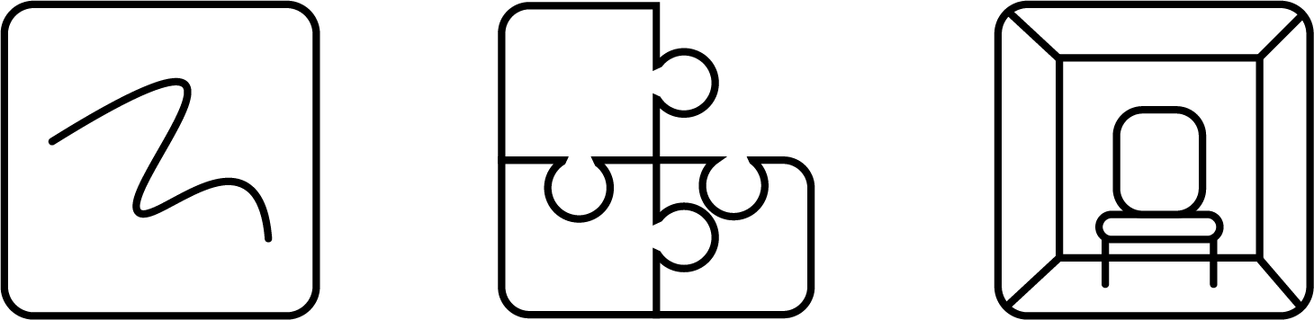 Sketchbook, Unfinished Work, Workspace prompts answered