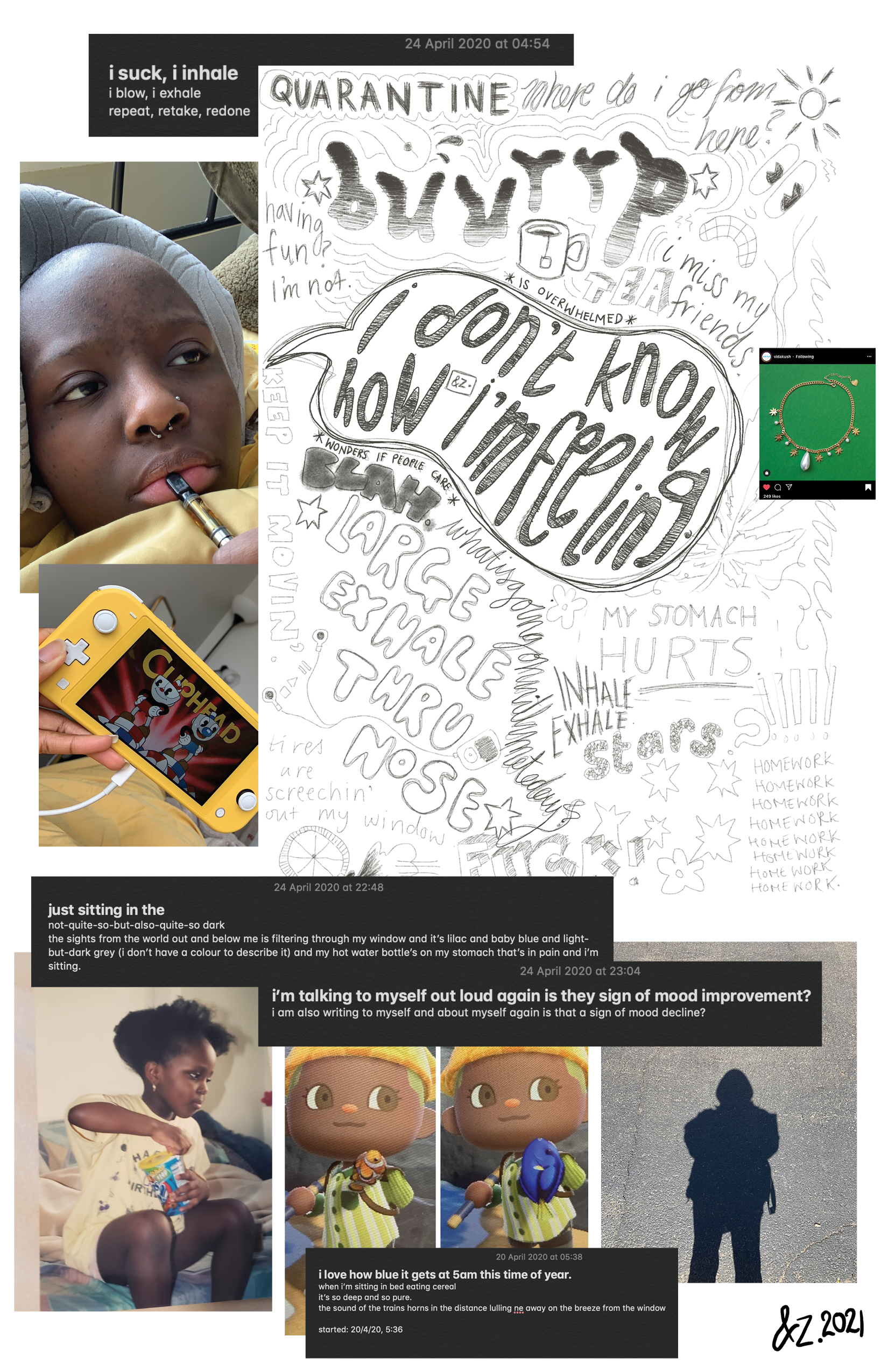 Zeinab Ajasa sketchbook