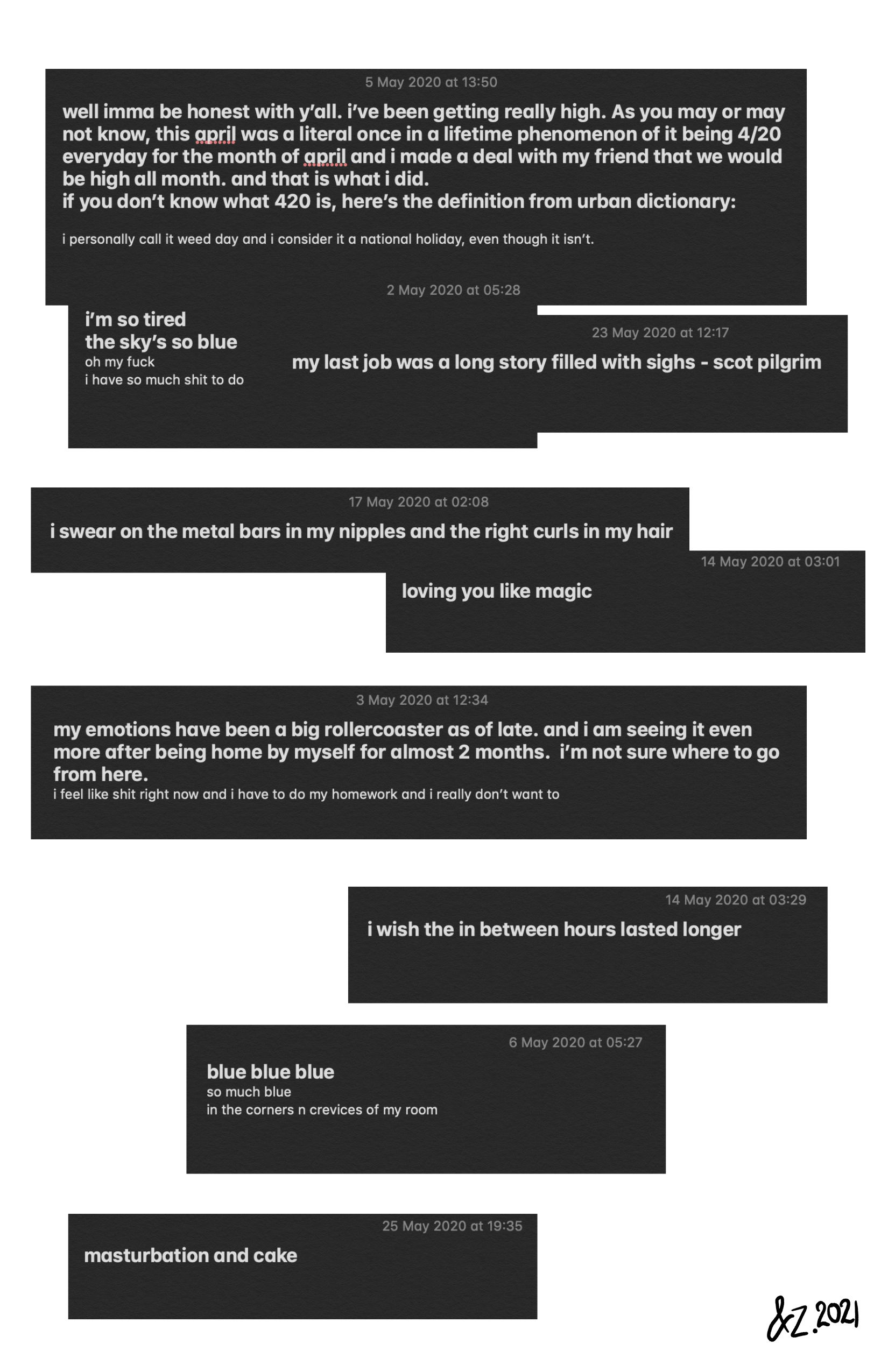 Zeinab Ajasa sketchbook