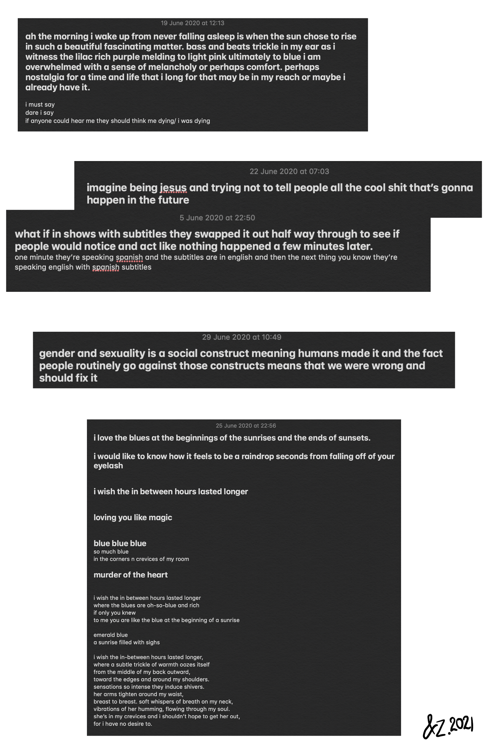 Zeinab Ajasa sketchbook