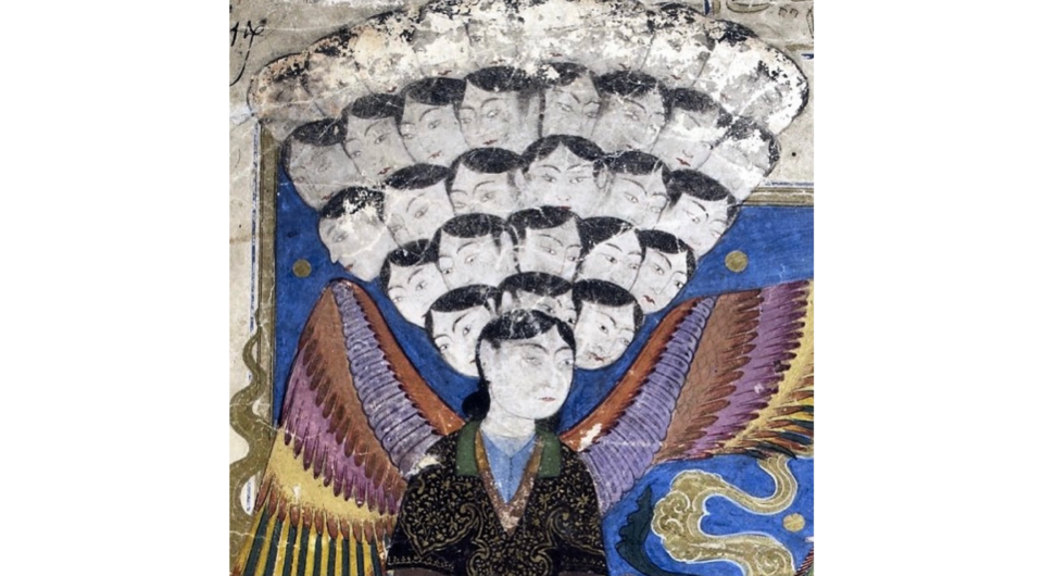 Portion of Persian miniature