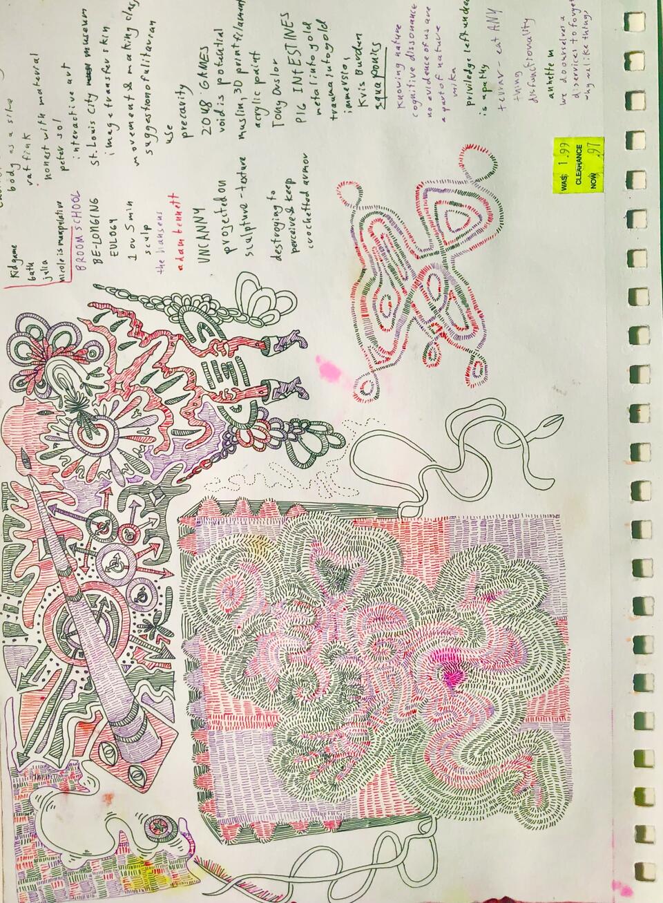 Niko Woron's sketchbook