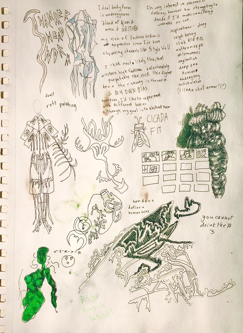 Niko Woron's sketchbook