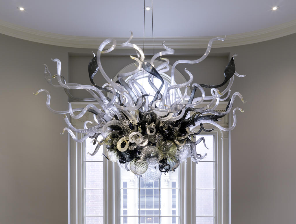 chihuly style chandelier