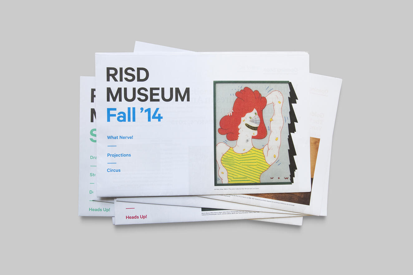 a stack of newsletters