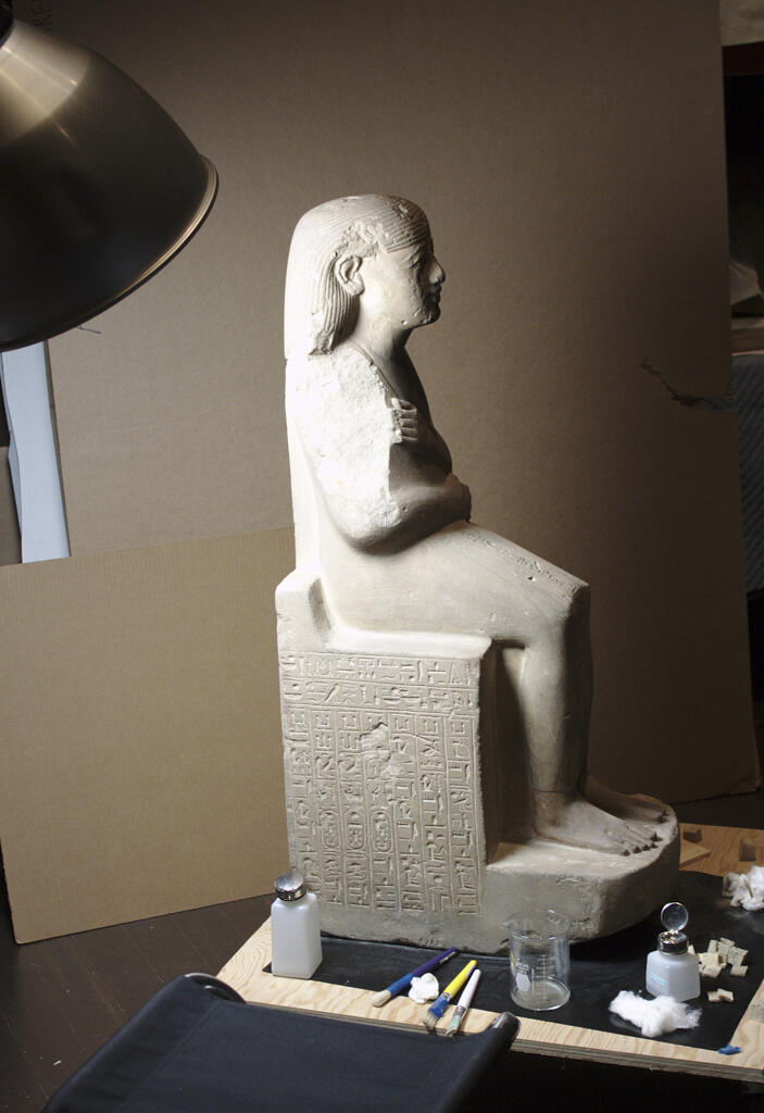 Sandstone Statue of Amenhotep RISD Museum