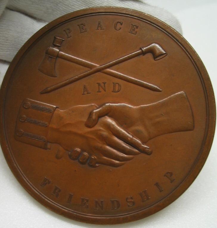 Martin Van Buren Indian Peace Medal RISD Museum