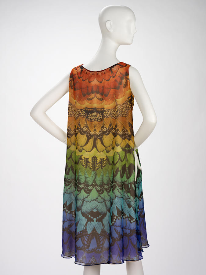 Butterfly-print dress | RISD Museum