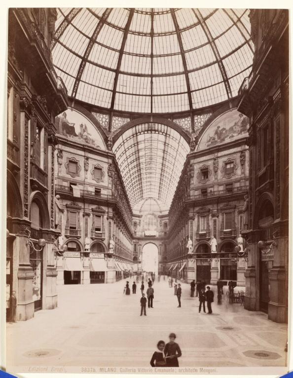 38376 Milano.galleria Vittorio Emanuele; Architetto Mengoni 