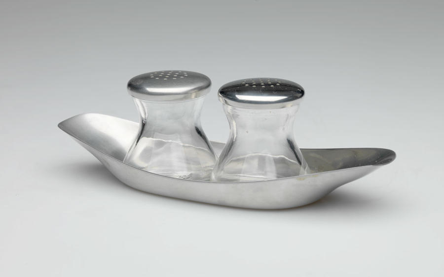 Salt and Pepper Shakers with Tray RISD Museum