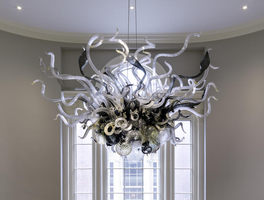 Gilded Frost And Jet Chandelier | RISD Museum