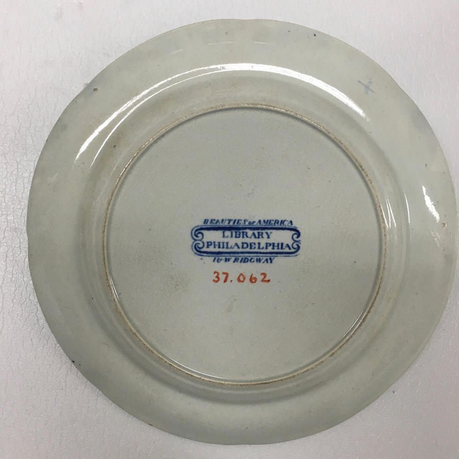 Library, Philadelphia Plate | RISD Museum