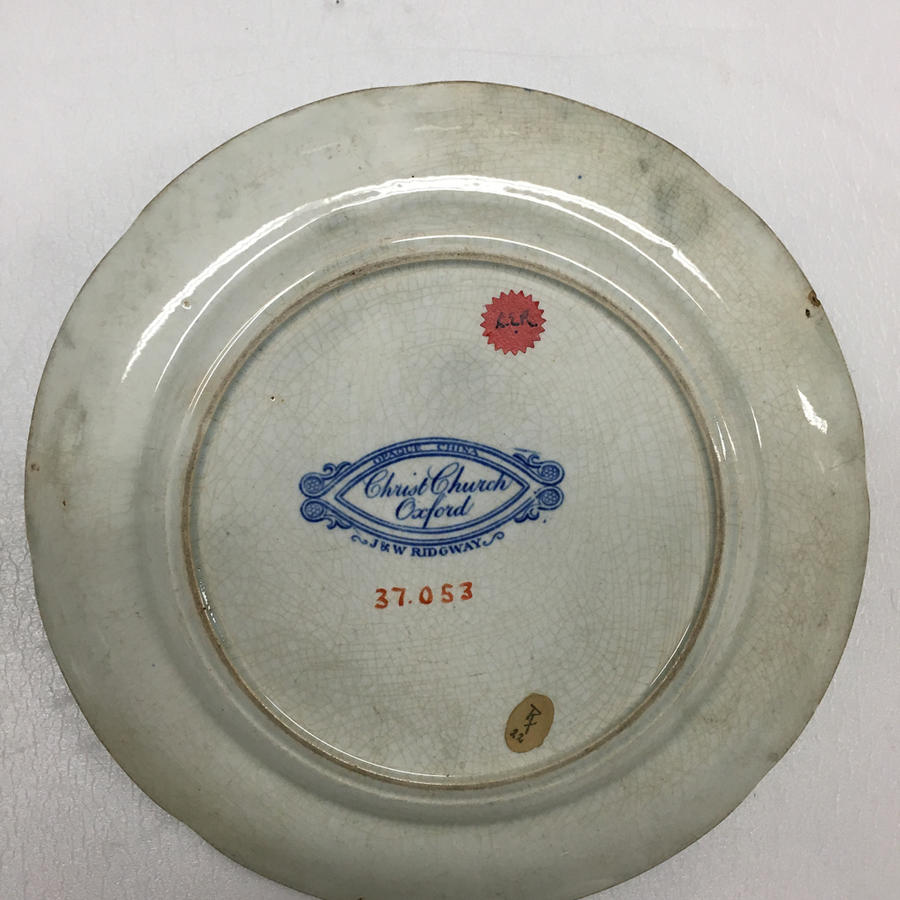 Christ Church, Oxford Plate RISD Museum