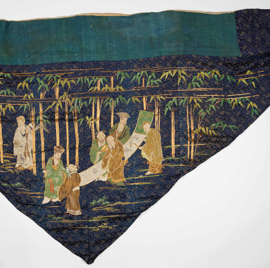 The Seven Sages of the Bamboo Grove (uchishiki) RISD Museum