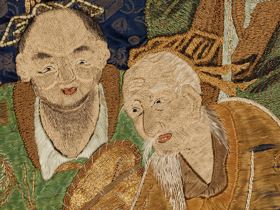 The Seven Sages of the Bamboo Grove (uchishiki) RISD Museum