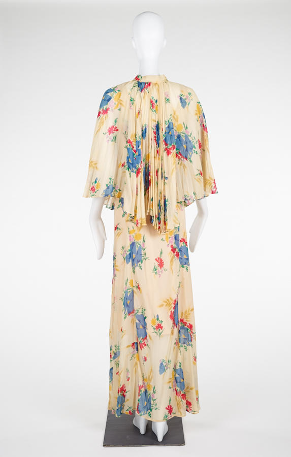 Woman's Ensemble (Dress and Cape) | RISD Museum