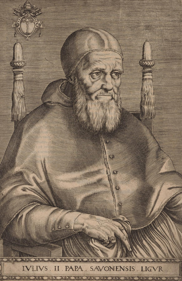 Portrait of Pope Julius II, from Onofrio Panvinio's 