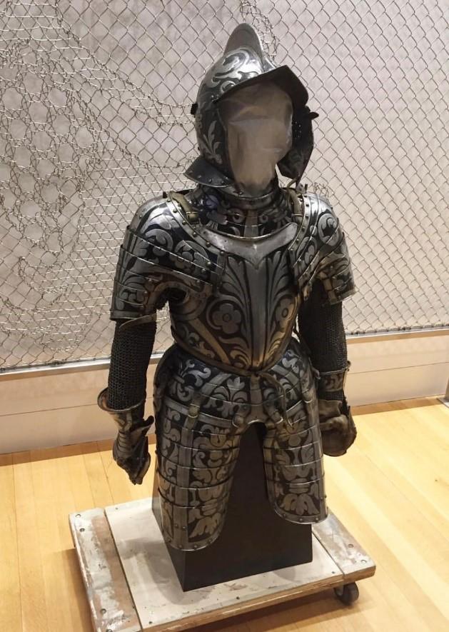 Composite Half Armor For Combat RISD Museum