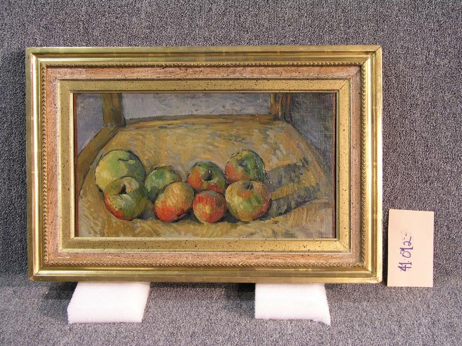 still life with apples